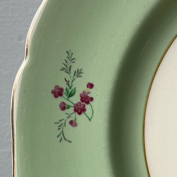 Johnson Brothers Pareek Dinner Plate Flowers Light Green 10,5" - Picture 4 of 13